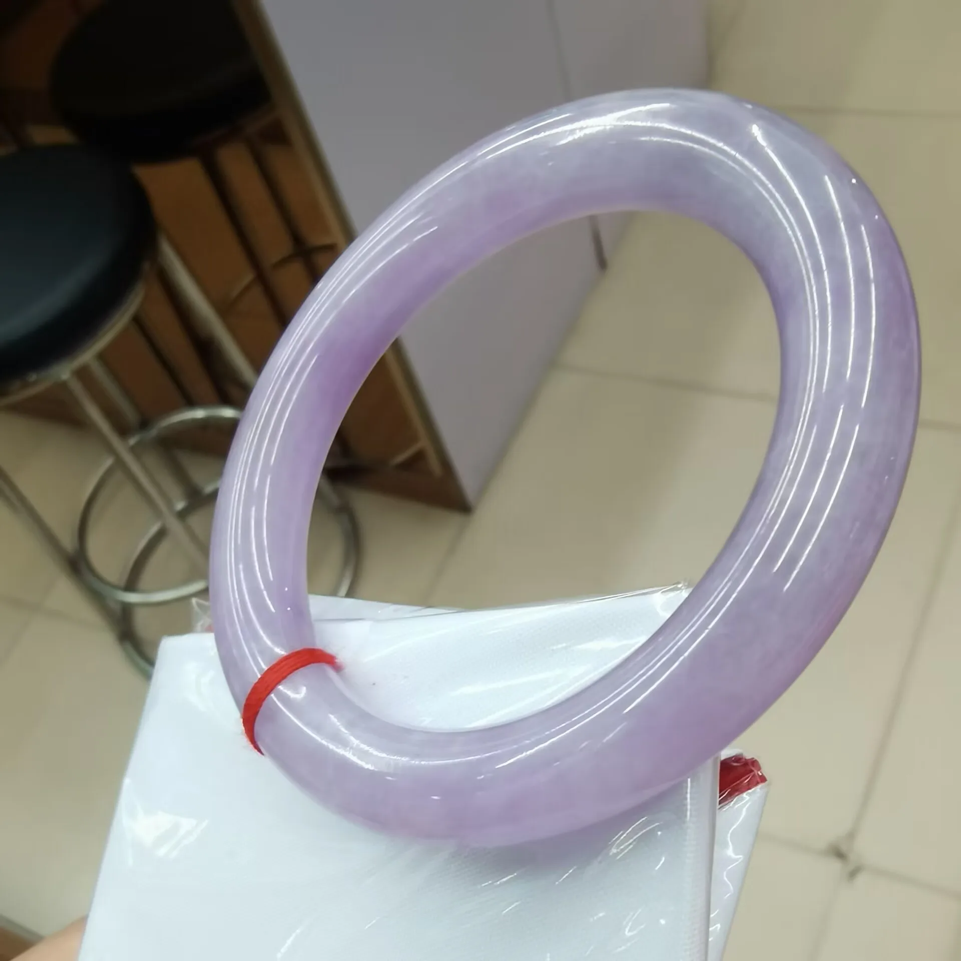 

Сертифицированный браслет с нефритом фиолетовый нефрит из Мьянмы с сертификатом, подлинный Круглый Браслет Из бирманского нефрита, женские браслеты из натурального камня