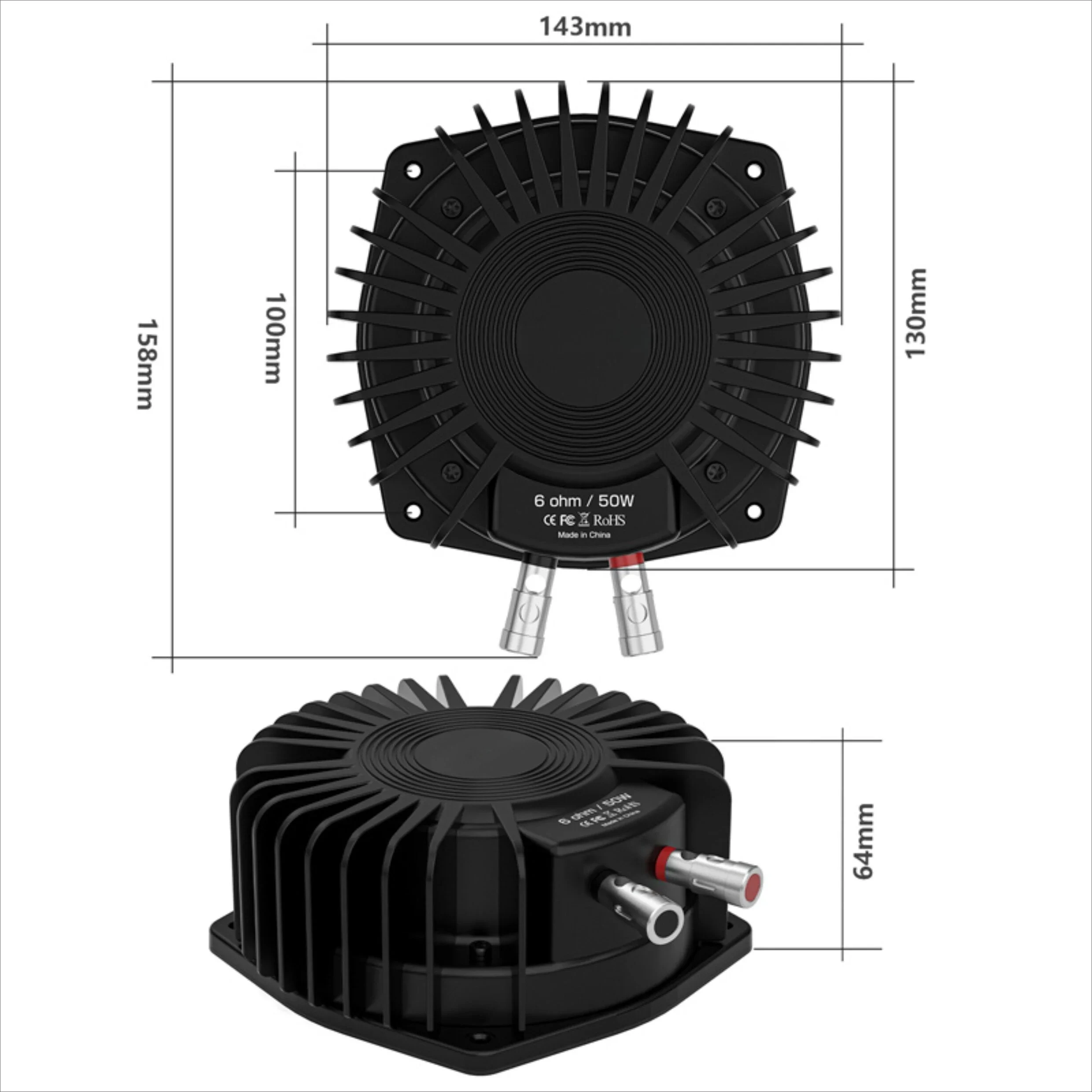 Limited Offer BS1 Woofer 50W Transducer Sensor Tactile Low Frequency Vibrator Accessories