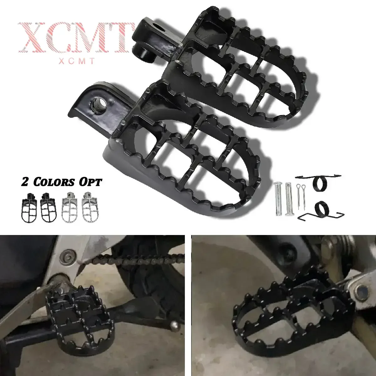 

Motorcycle Foot Pegs Rests pegs For XR5OR CRF50CRF70 CRF80 CRF100F Motorbike Dirt Pit Bike