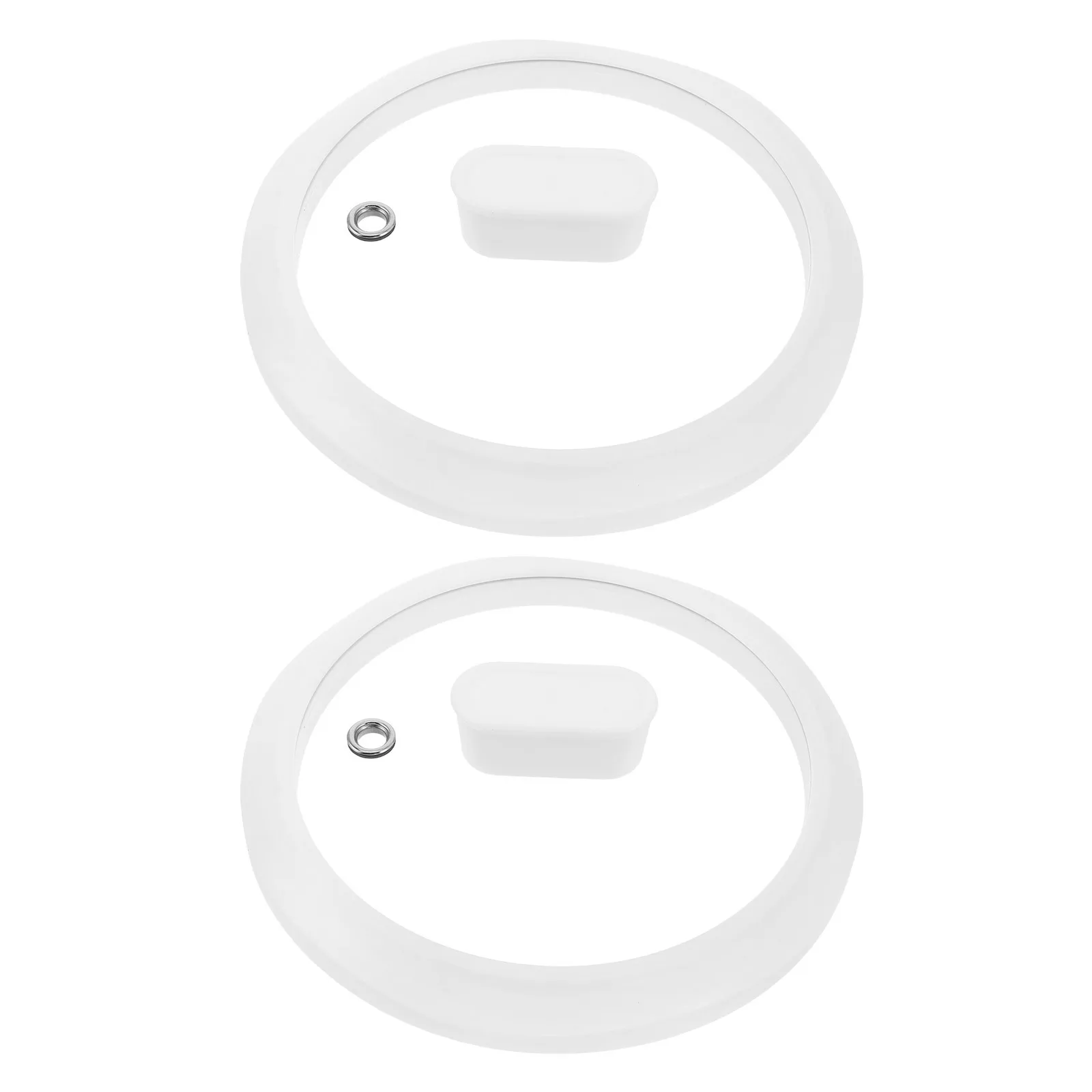 

20Cm Universal Cookware Lid Glass Replacement Cover for Electric Skillet Dutch Oven Wok Steamer Frying Pan Stockpot Cooking