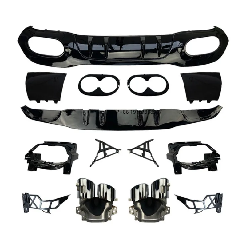 

Suitable for 2018+ a W177 A35 A45 A180 A200 A220 Sedan Version Tail Lip Tail Muffler Modification Parts