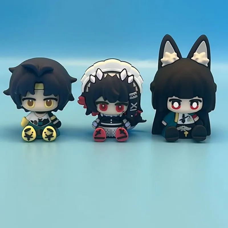 Figura Q Version Zenless Zone Zero Starseeya Ellen Joe Asaba Yuma Mini Modelo Ornamentos de Mesa Estátua de Personagem de Jogo Brinquedos Presente