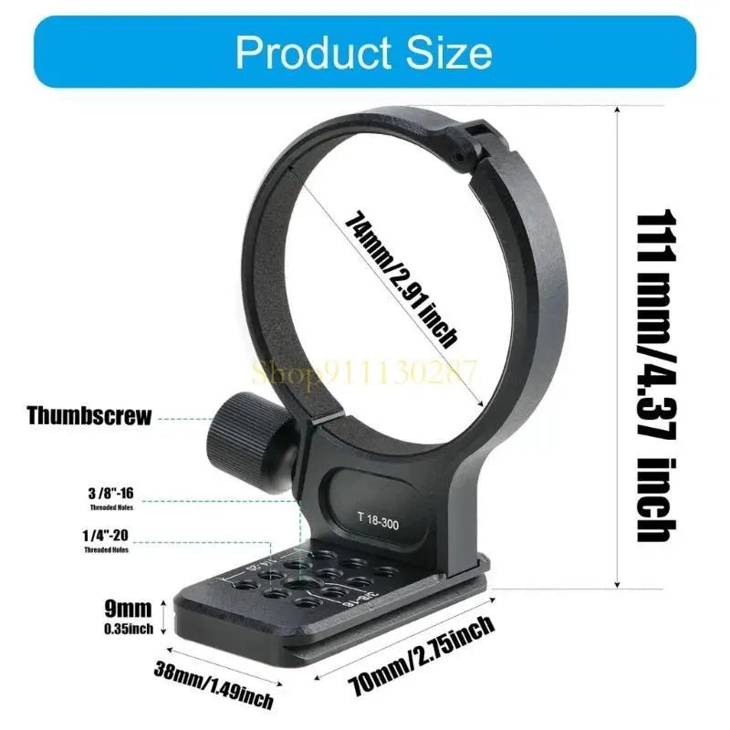 

J1HC T 18 300 мм F3.5 6.3 Кольца штатива для различных моделей камеры Улучшают стабильность