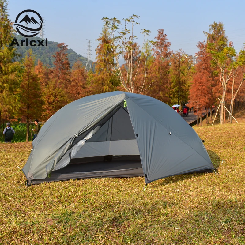 Aricxi Outdoor Ultralight Camping Tent 3/4 Season 1 Single Person Professional 15D Nylon Silicon Tent Barracas Para Camping