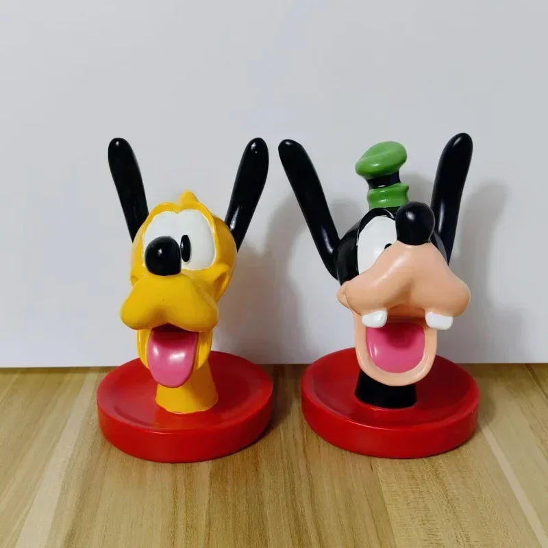 Disney Pluto Goofy Anime Cartoon Figure Glasses Frame Desktop Model Sculpture Ornaments Home Storage Decoration Birthday Gift