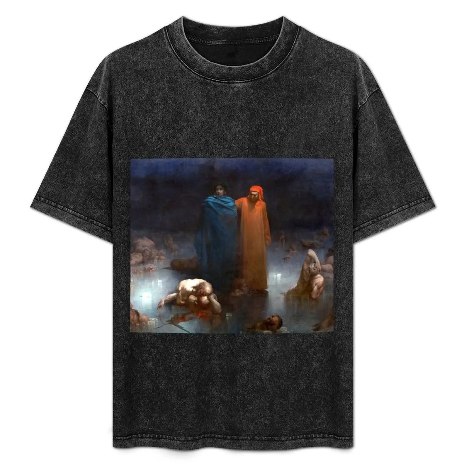 

Dante and Virgil in the Ninth Circle of Hell - Gustave Dore T-Shirt Lightweight Hiking T-Shirt