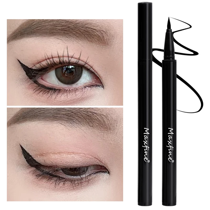 Sweat-proof Matte Liquid Eyeliner Pen Waterproof Lasting Silky Quick Dry Black Brown Red Eye Liner Pencil Eyes Makeup Cosmetics