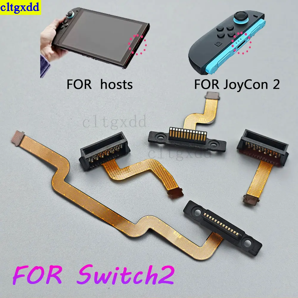 Cltgxdd 1piece FOR switch 2 host connector male socket flexible cable JoyCon 2 left and right handle socket console parts