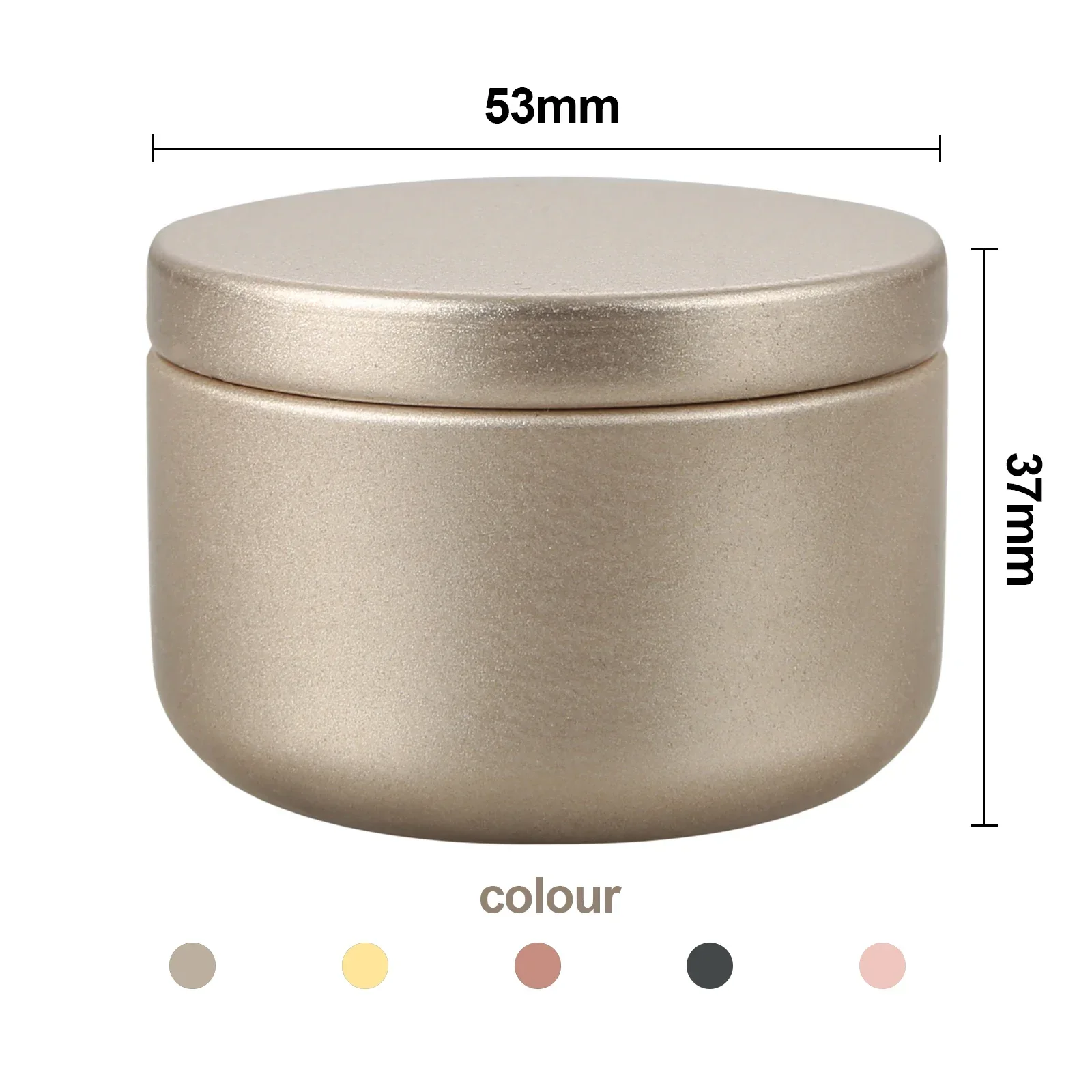 1Pc Portable 53*37mm Stash Jar Five Color Tea Box Aluminium Herb Stash Jar Spice Sealed Bottle Container Home Gadgets Hardware