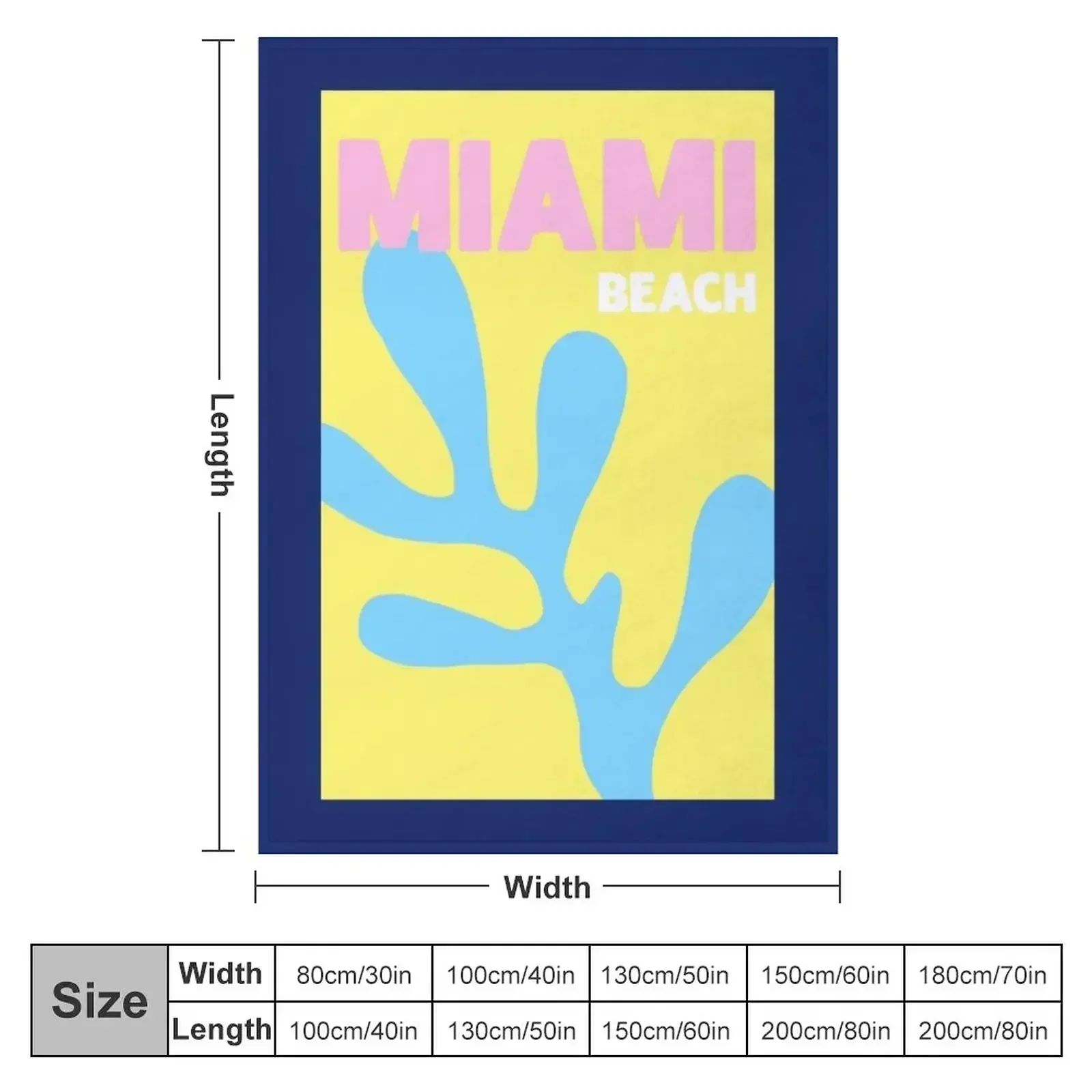 New Miami Beach Throw Blanket Summer Beddings warm winter Fashion Sofas sofa bed Blankets 2