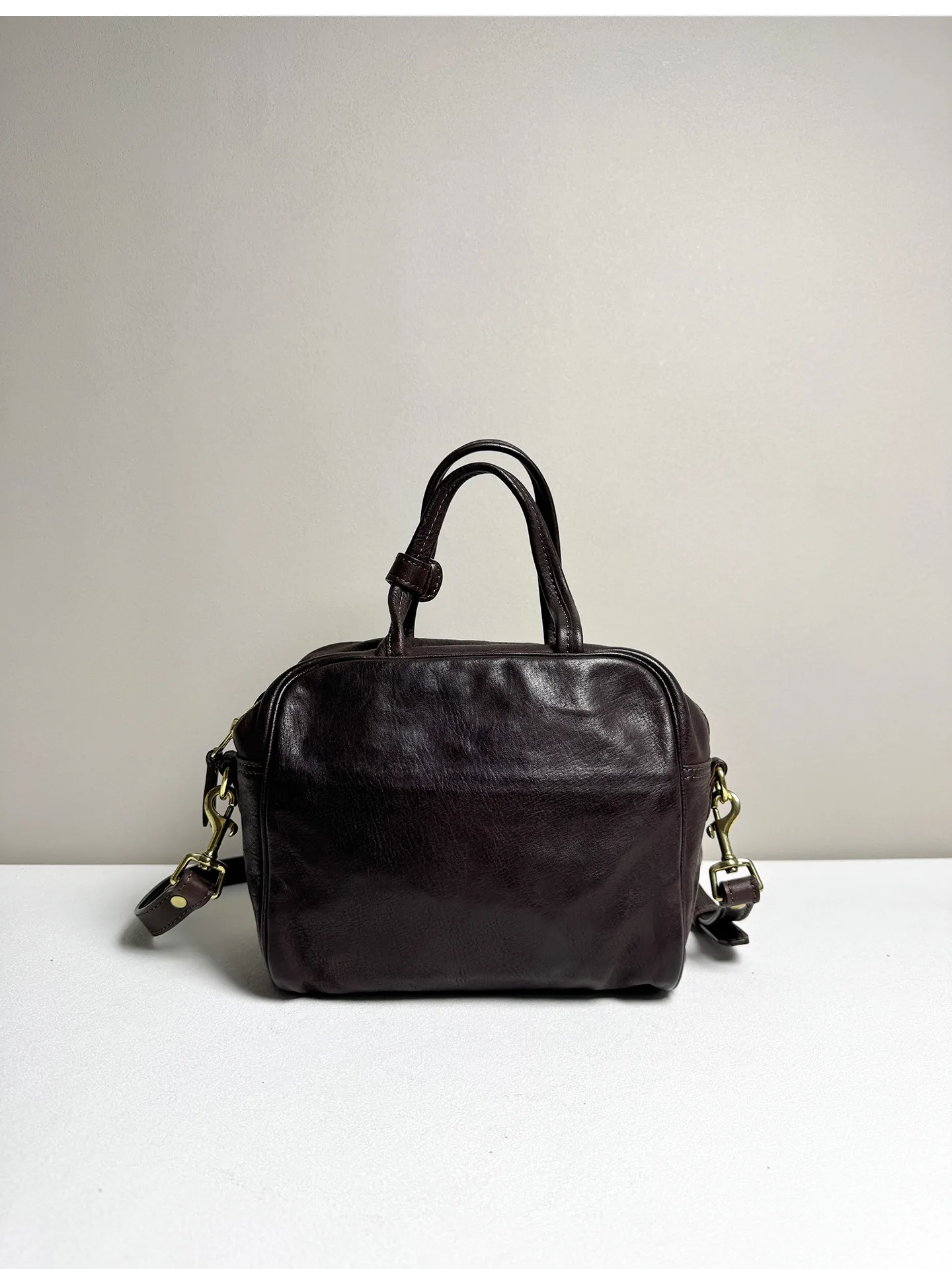 PNDME einfache, modische, hochwertige Damenhandtasche aus Rindsleder der ersten Schicht, Outdoor-Party-Luxus-Umhängetasche aus weichem Echtleder – Detail 12