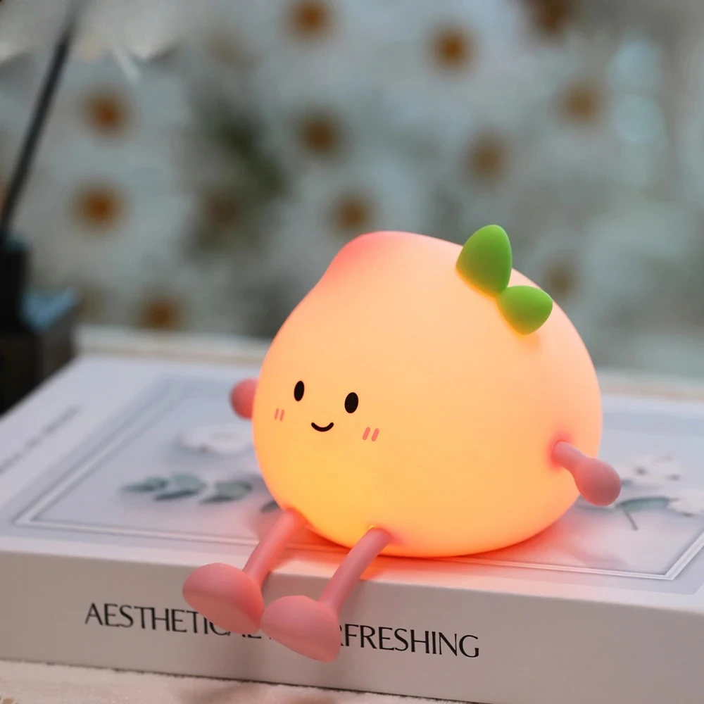 Cute Silicone Peach… - image
