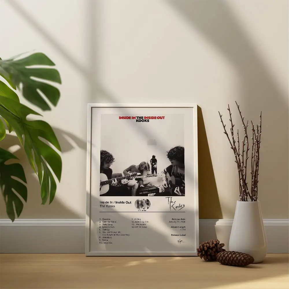 T-The K-Kooks ملصق قائمة التتبع غطاء ألبوم الموسيقى يطبع حائط لوح رسم صورة فنية غرفة المعيشة ديكور المنزل