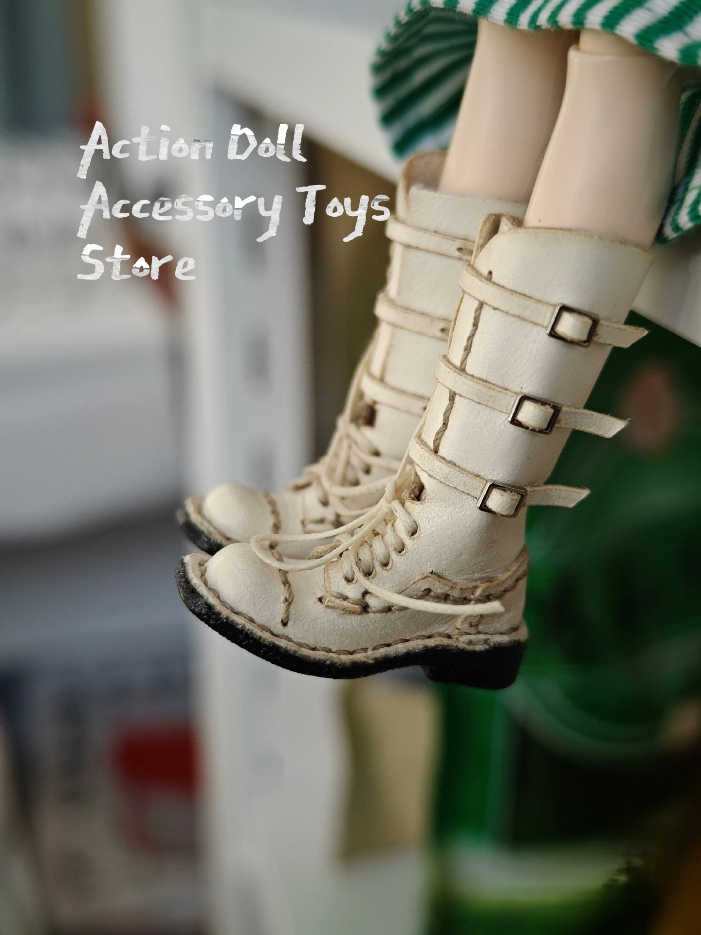 새로운 blyth 인형 손으로 묶인 버클 부티 인형 신발 Blythe ob24 ob22 작은 물고기 몸 Bjd 인형 액세서리