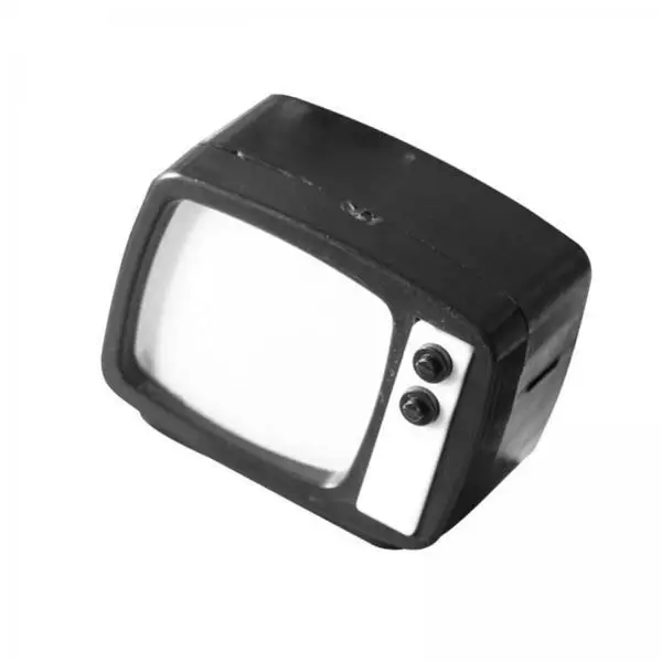 Miniature TV Dollhouse Furniture 1 12 Scale Simulation Home Decor Lighting Pretend Play Accessories for Dolls