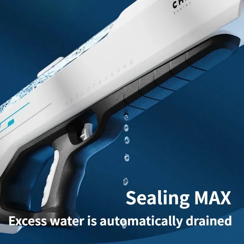 ฤดูร้อนเด็กไฟฟ้าปืนฉีดน้ําที่มีประสิทธิภาพ One Click Water Absorption อัตโนมัติ Watergun เด็กชายหาดกลางแจ้งสระว่ายน้ําของเล่น