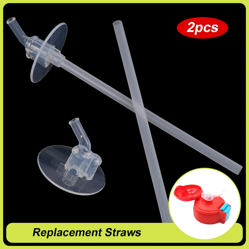

2Pcs Replacement Straws for Thermos 12 Ounce Funtainer Bottle F401 Bottle Straw Stem Set Drinking Straw Set for Kids Adult