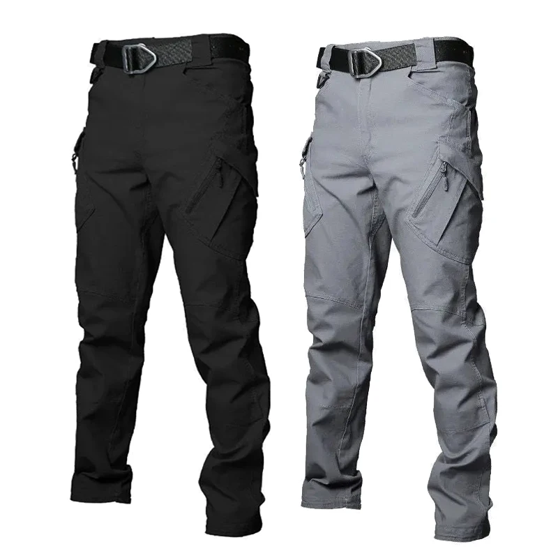 TRVLWEGO Men's Tactical Rock Climbing Cycling Sports Spring Autumn CampingHiking and Fishing Army Pants Waterproof Combat Pants