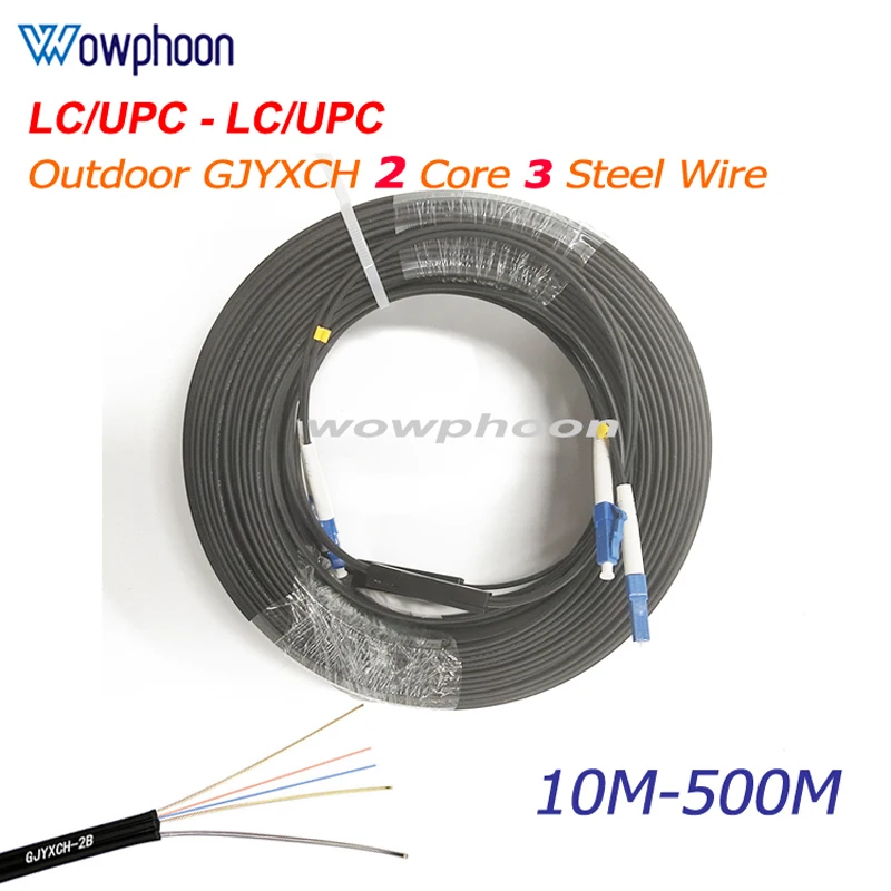 

Single Mode Optical Fiber Drop Cable, 2LC, UPC-2LC, UPC, FTTH 10m-500m, 3 Steel Wire, Best Jumper Cables, Patch Cord customized