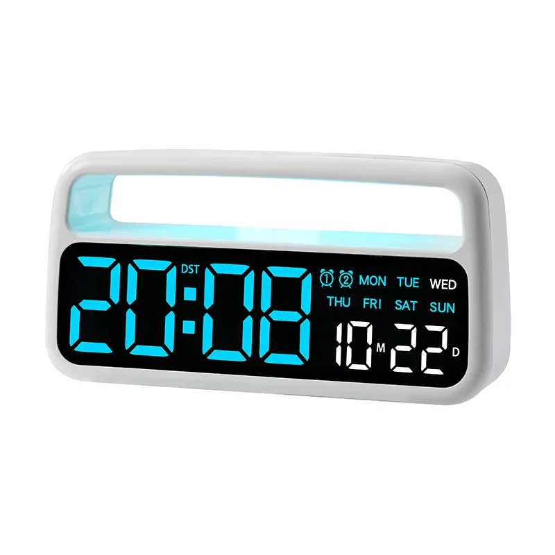 New Style Home Decoration Clock, Multifunctional Electronic Clock With Led Alarm, Bedside Clock For Bedroom/living Room