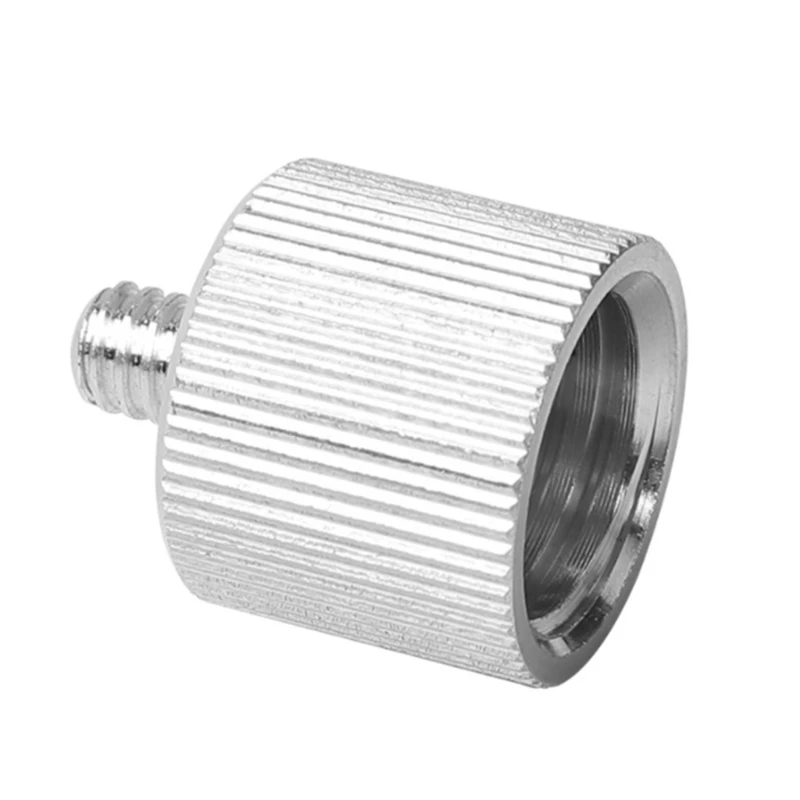 2 szt. Przejściówka gwintowana stojak mikrofonowy 5/8 "żeńskie do 1/4" męskie ekran aparatu 5/8 do 1/4 Adapter Adapter do trójnogu