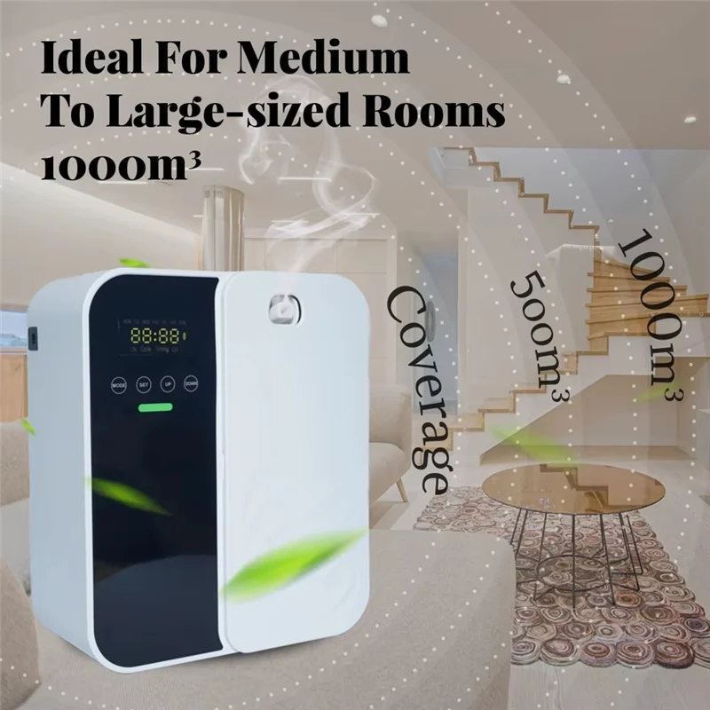 A74G-High Capacity Wall Mounted Aroma Diffuser Scent Machine For Large Area Home Fragrance Hotel Lobby Use