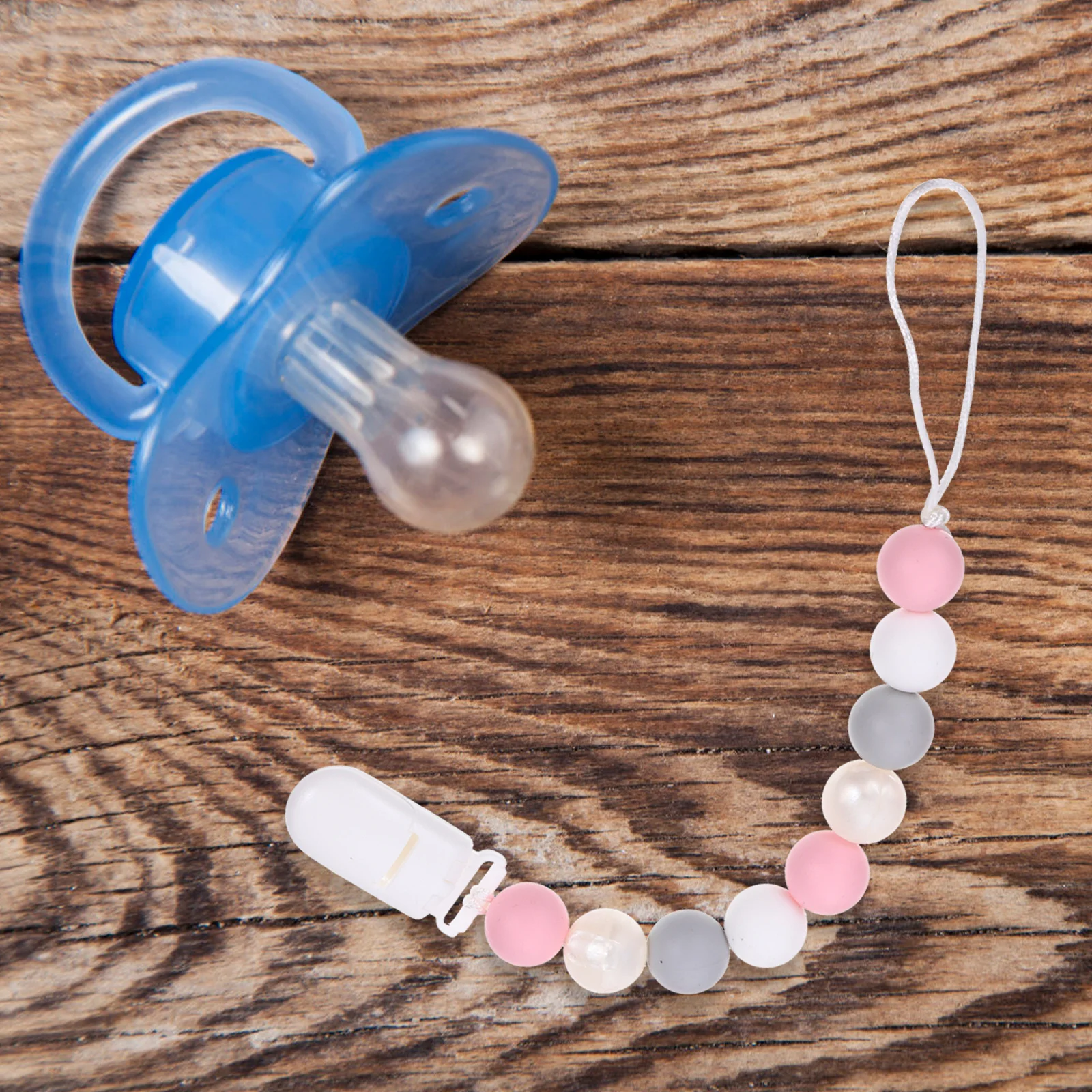 

2Pcs Baby Anti-Fall Pacifier Clips Durable Wear-Resistant Household Teether Holders Portable Pacifier Supply Baby Accessory