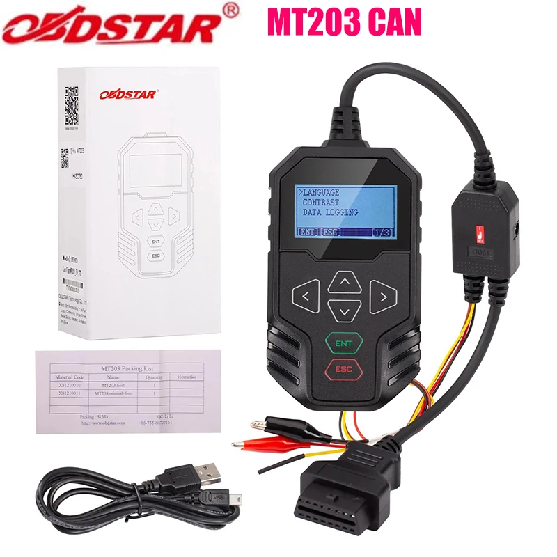 2024 NEW IN STOCK OBDSTAR MT203 CAN Driver/Gateway Simulator 2 Years Free Update