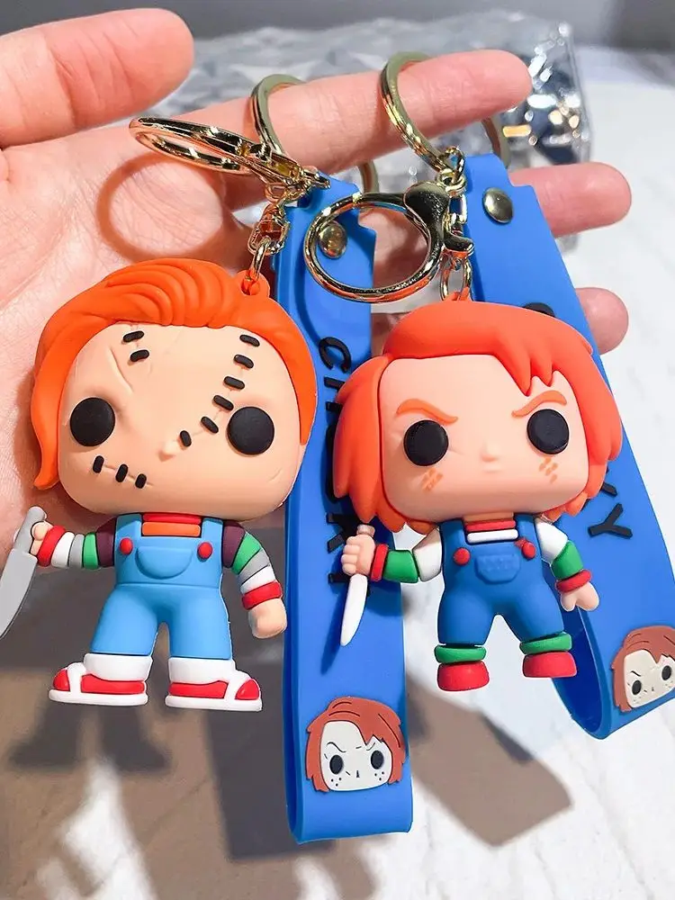 Porte-clés Fantôme Effrayant d'Halloween, Jeu d'Horreur pour Enfant, Chucky, Tiffany Glen, Sac, Accessoires, Jouet, Beurre