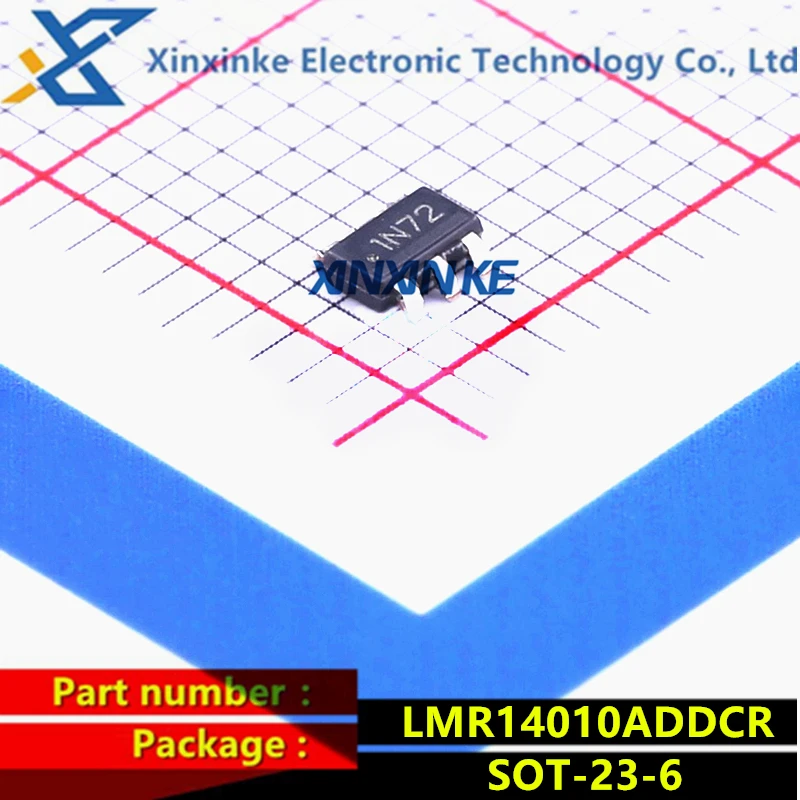 LMR14010ADDCR SOT-23-6 Mark:1N72 Switching Voltage Regulators 4V to 40V, 1A step-down converter With high efficiency eco-mode