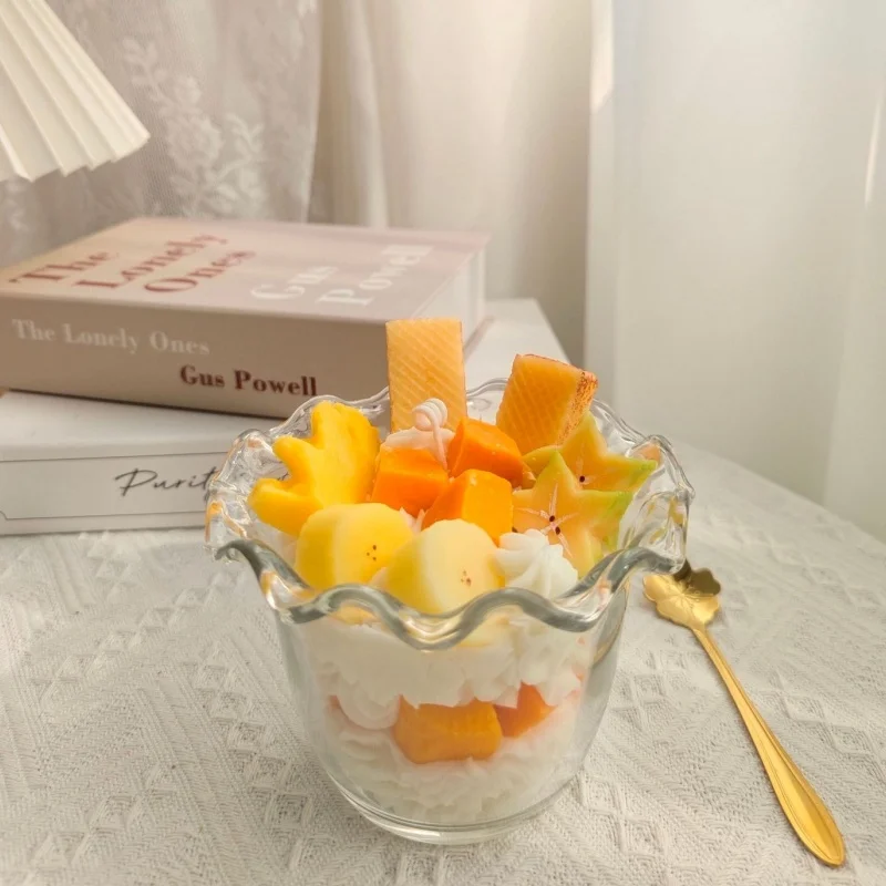 DIY 3D Fruits Ice-cream Shape Silicone Candle Mold Aromatherapy Plaster Soap Resin Clay Mould Handmade Candle Making Home Decor view 6