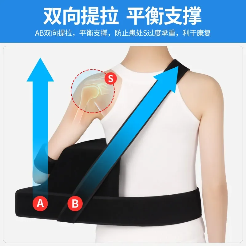 Shoulder abduction occipital brace rotator cuff injury fixation shoulder dislocation rehabilitation brace after humeral fracture