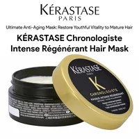 Kerastase Chronologiste Mascarilla capilar regenerante intenso muestra 75 ml, mascarilla capilar original para mujeres/hombres, tratamiento para el cuidado del cabello