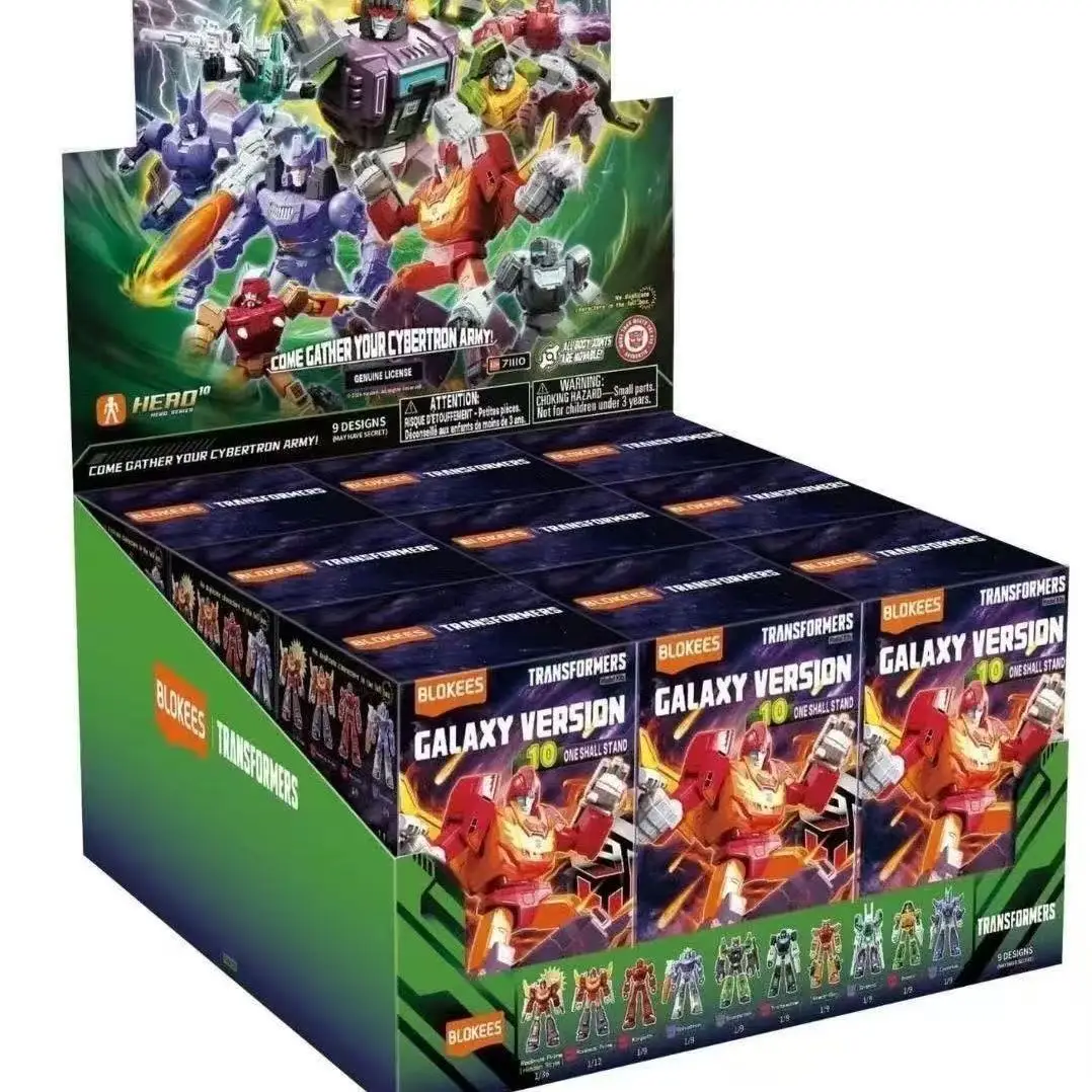 Nieuwe Blokees Transformers Galaxy Versie Wave 10 One Shall Stand Optimus Prime Bouwstenen Mystery Box Speelgoed