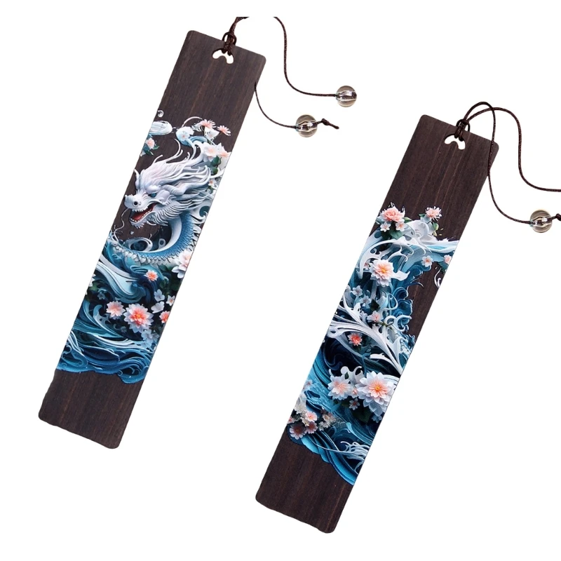 ที่คั่นหนังสือไม้ ที่ใส่หนังสือหน้าไม้ เครื่องหมายคั่นหนังสือ