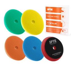 SPTA – éponge de polissage pour voiture, 5/6 pouces, tampons de boucle à crochet, grille biseautée, DA/RO/GA, vente en gros