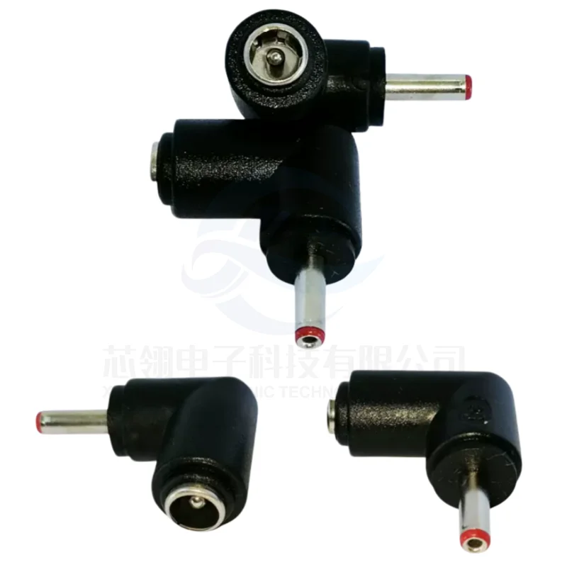 1/5PCS DC Power Adapter 5.5x2.1mm, Female to 6.5 4.8 4.4 4.0 3.5 3.0 2.5 2.1 1.7 1.35mm Male 90 Degree Plug Connector
