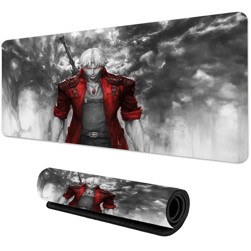 Alas Mouse Komputer Besar Alas Meja Permainan Kantor Karet Antiselip Alas Mouse Keyboard Gaming Alas Meja Panjang