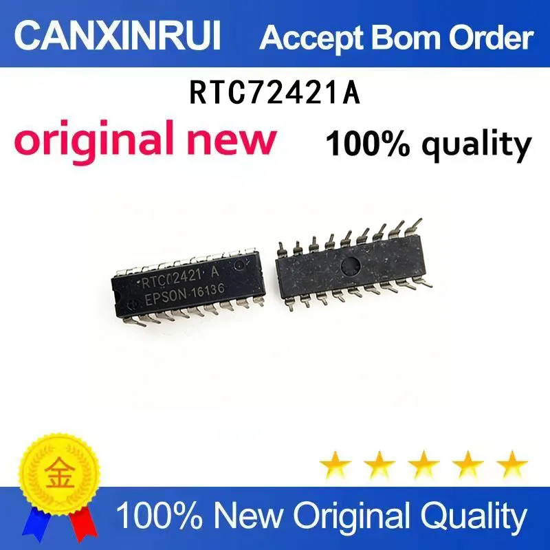 

(5-100 Pieces) Brand new original RTC72421A RTC72421 packaged DIP-18 spot chip IC