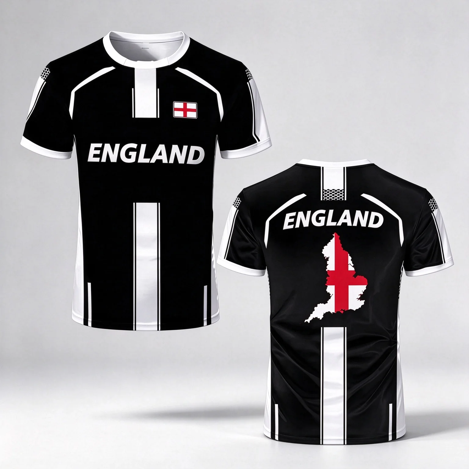2026 England national football team jersey T-shirt, adult men's and women's sports casual top, available in multiple colors