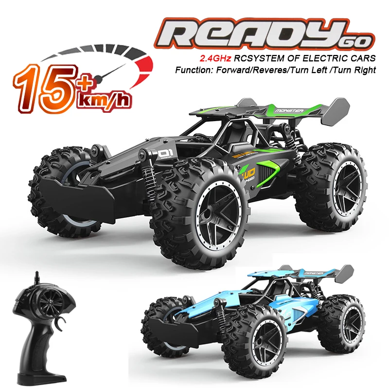 2.4GHZ 1:18 RC Car 15KM/H Mini High Speed Car Radio Controled Machine Remote Control Off Road Car Toys For Children Kids Gifts