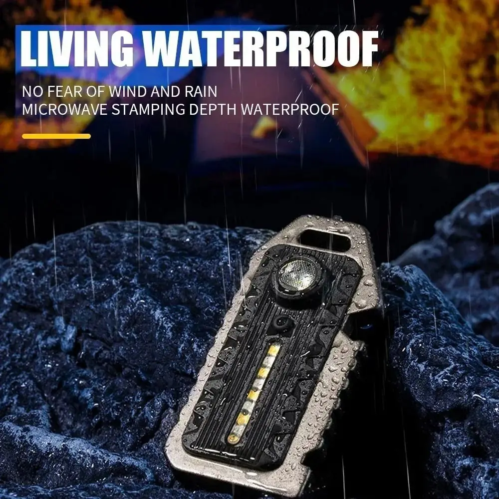 

COB LED Mini LED Flashlight Super Bright 5 Modes Adjustable Emergency Torch Waterproof USB Rechargeable Portable Work Light