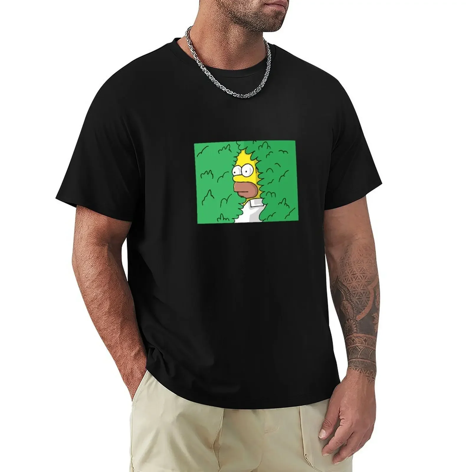 Sneaky Homer T-Shirt summer tops new edition t shirts for men graphic High Quality 100%Cotton Short Sleeve