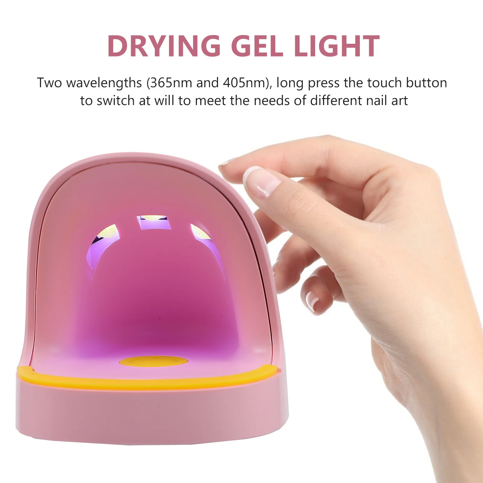 Lampe à ongles Led Uv 365Nm 405Nm, sèche-ongles en Gel Portable pour durcissement rapide, manucure, Art à domicile, Salon de manucure