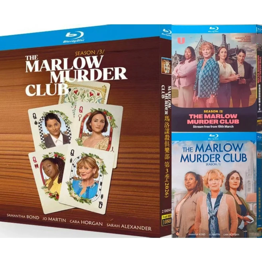The Marlow Murder Club Season 1-3 (2026) 6-Disc New Sealed Box Set Blu-ray Disc