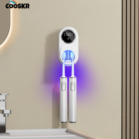 Toothbrush UV Dryer Portable Wall-Mounted UV Tooth Brush Sanitizer Holder USB Rechargeable Toothbrush Storage Bracket Sterilizer
