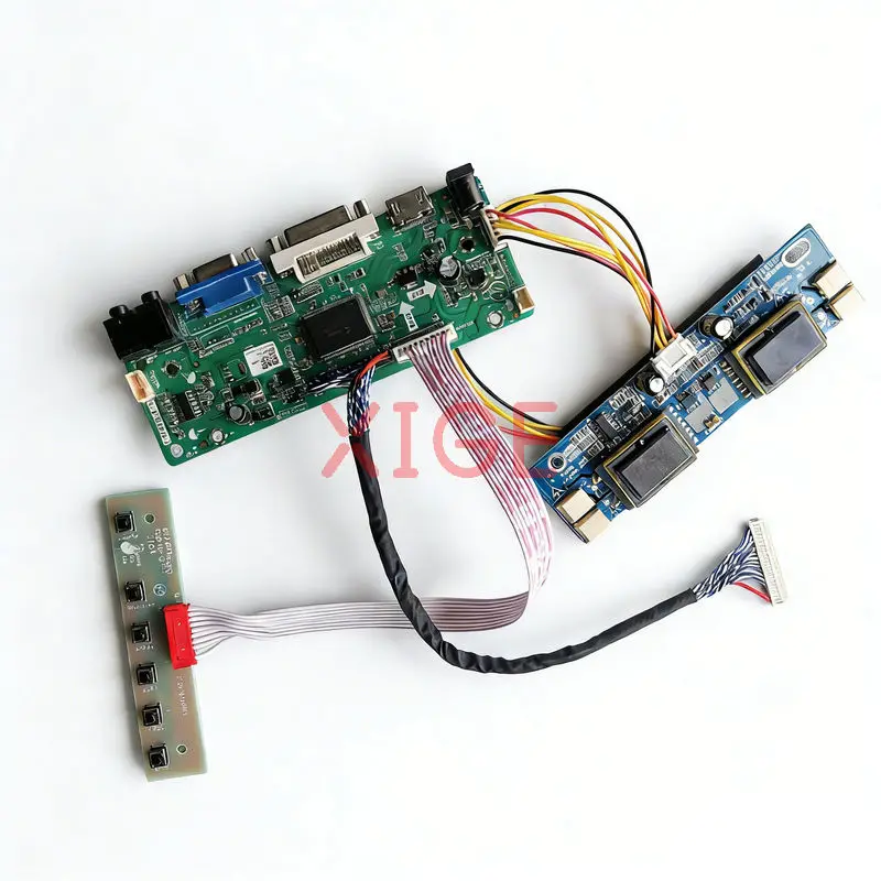 

For M170EU01 M170EN07 M170EG01 M170EG02 Matrix Controller Drive Board DIY Kit 1280*1024 4-CCFL HDMI+DVI+VGA 1280x1024 LVDS-30Pin