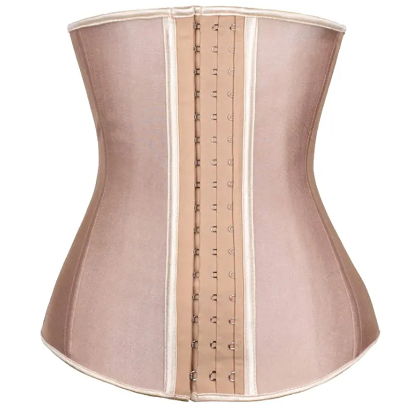 Latex Waist Trainer Shaper Underbust Bustier Steel Boned Slimming Cincher Girdle Belt Hooks Eyes Waisttrainer Plus Size Korsett