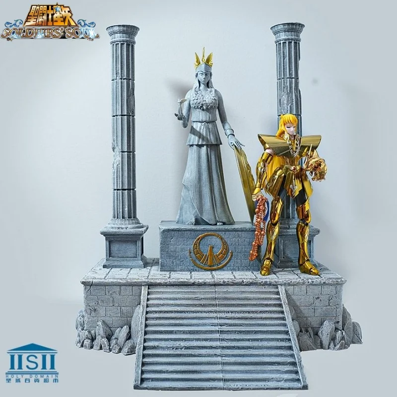 In Stock Saint Seiya Sacred Clothing Myth Scene Accessories Athena Idol Platform Roman Column Animation Peripheral Gift