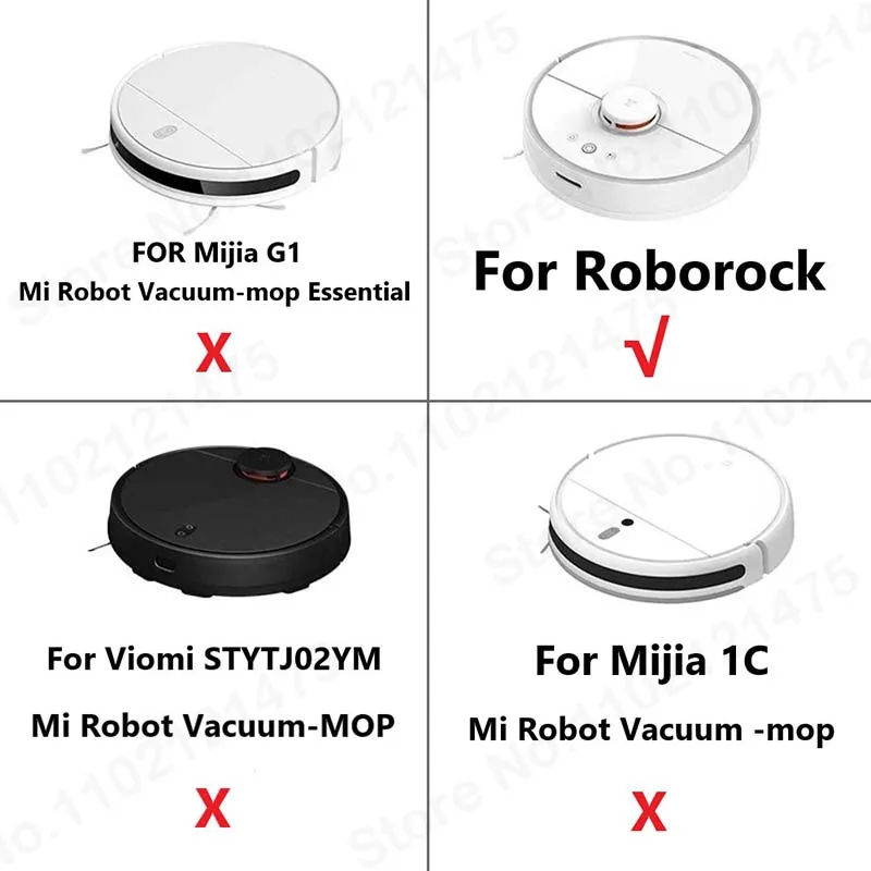 Accesorios de repuesto para aspiradora Xiaomi Roborock 2, cepillos laterales principales, filtros HEPA, piezas de aspiradora, S50, S55, S6
